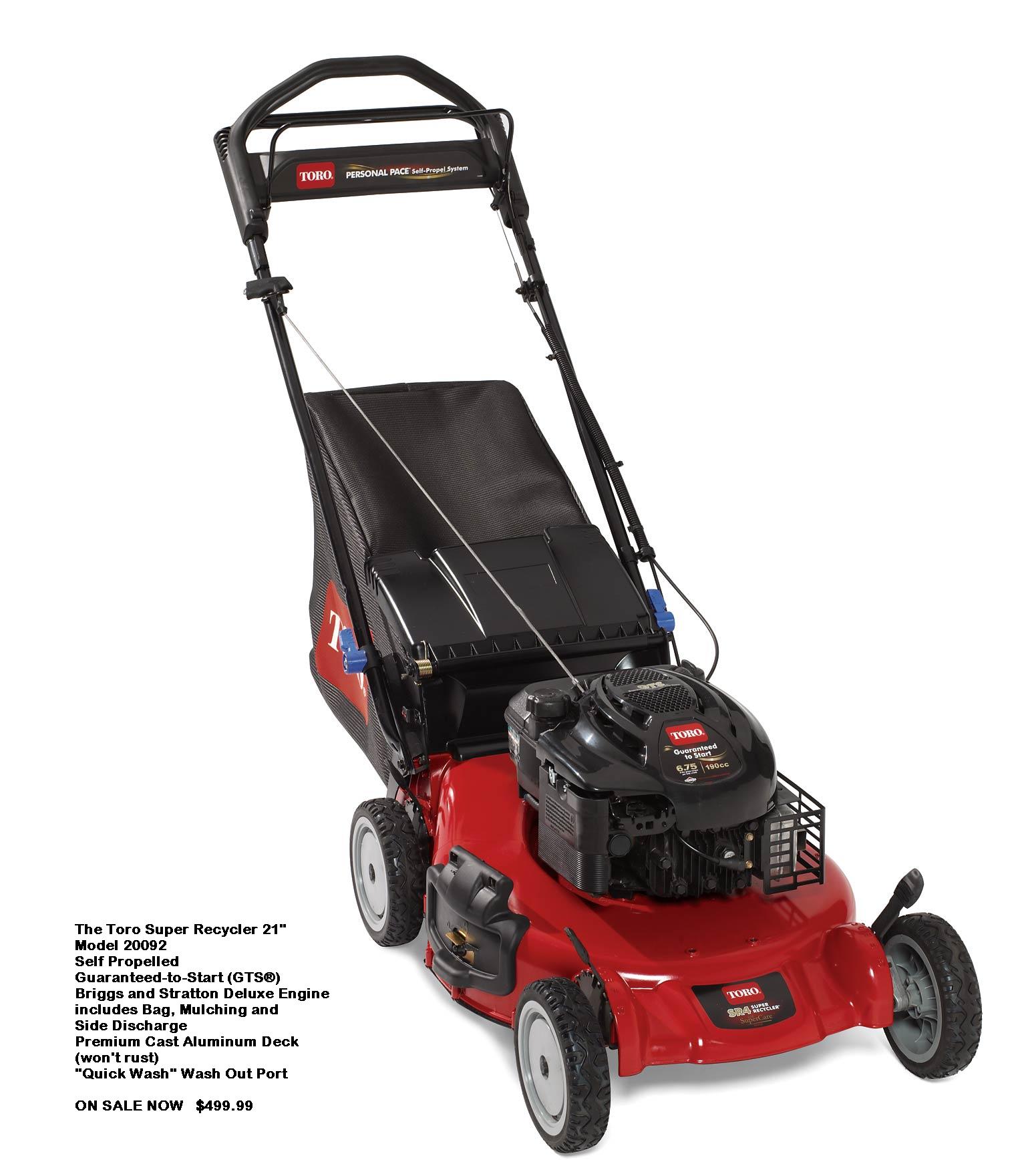 Toro's New Powerful Light Weight Lawnmower 